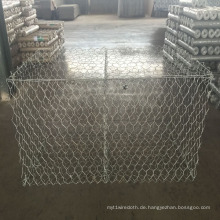 Galvanisierter Gabionen-Kasten / sechseckiger Maschendraht / Metall Gabion-Masche